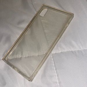 iPhone XR clear square case